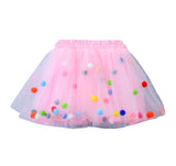 Pom Pom Tulle Skirt - {light pink}