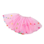 Pom Pom Tulle Skirt - {light pink}