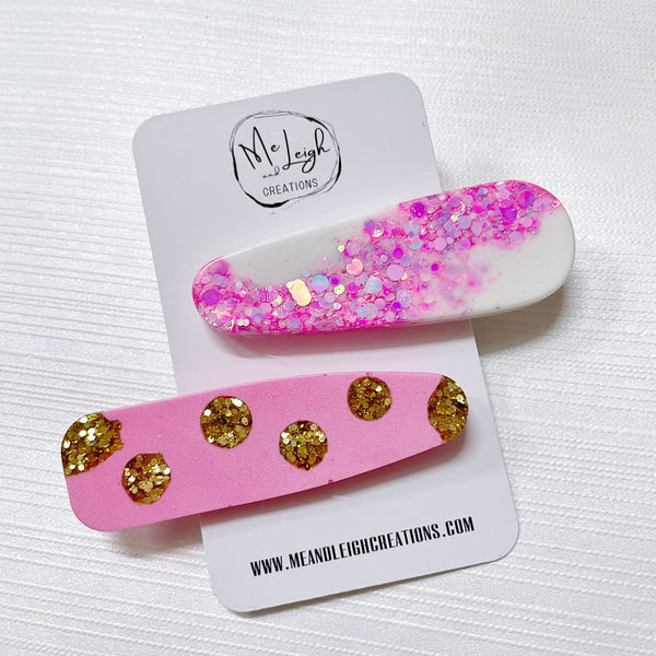 Resin Hair Clips