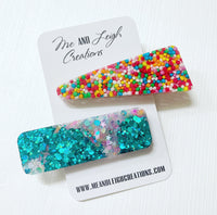 Resin Hair Clips