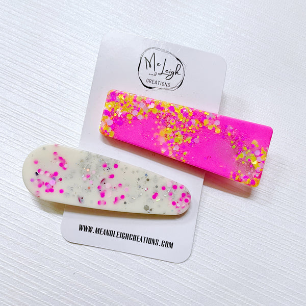 Resin Hair Clips