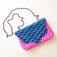 Crossbody Clutch - {Navy Birds}
