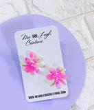 Resin MAXI Flower Studs